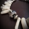 Tribal White Bamboo Coral Necklace - Image 5