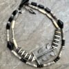 Tribal Necklace Sun & Moon Baule Pendant Africa Ethnic Buffalo Bone - Image 12