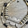 Tribal Necklace Sun & Moon Baule Pendant Africa Ethnic Buffalo Bone - Image 7