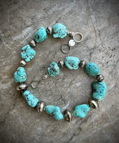 Boho Chic Turquoise Howlite Necklace - Image 6