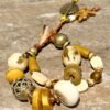Boho Chic Bracelet Vintage Resin and African Tribal Beads - Image 7