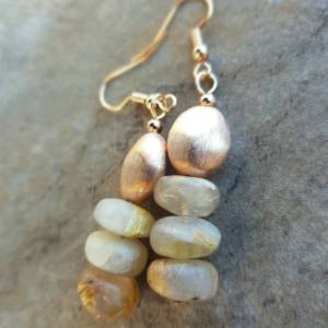 Rutile Gold Earrings