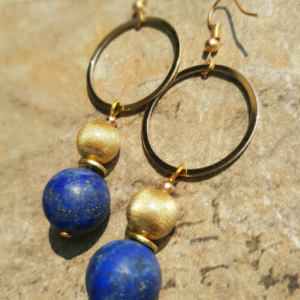 Lapis lazuli earrings Petra di Monte