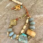 Rough Amazonite Boho Bracelet Petra di Monte