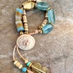 Aqua Blue Boho Bracelet