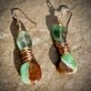 Chrysoprase and Fluorite Forest Inspired Earrings - Image 7