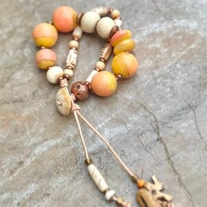 Vintage Art Deco Resin Bohemian Bracelet