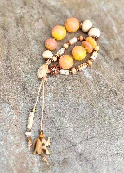 Vintage Art Deco Resin Bohemian Bracelet - Image 10