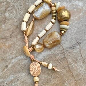 Fancy vintage resin boho bracelet