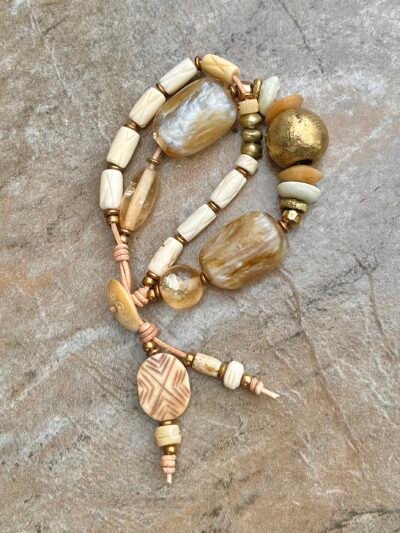 Fancy vintage resin boho bracelet