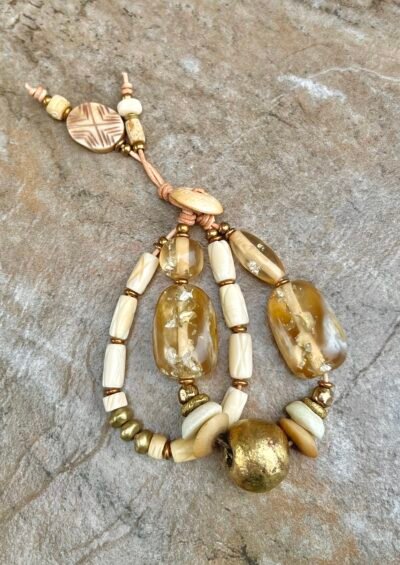 Fancy vintage resin boho bracelet - Image 8