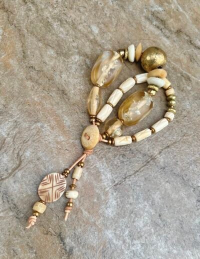 Fancy vintage resin boho bracelet - Image 12
