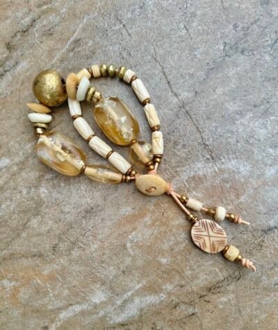 Fancy vintage resin boho bracelet - Image 7