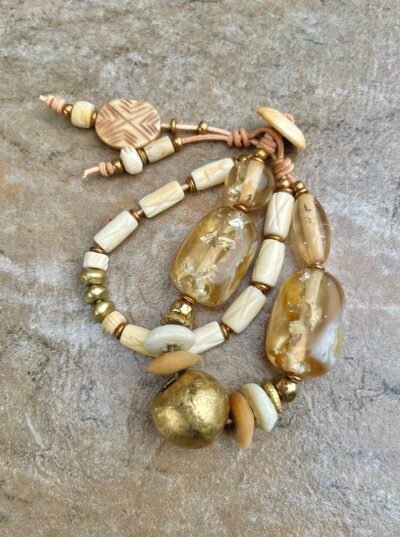 Fancy vintage resin boho bracelet - Image 15