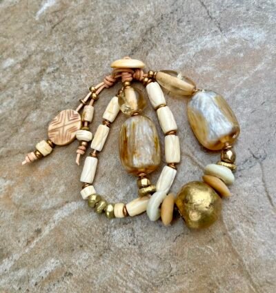 Fancy vintage resin boho bracelet - Image 13