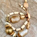 Fancy vintage resin boho bracelet