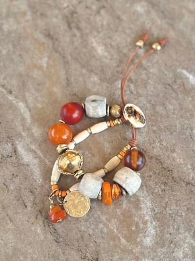 Copal Amber Boho Chic Bracelet - Image 9