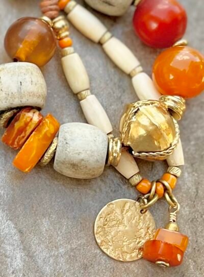 Copal Amber Boho Chic Bracelet - Image 5