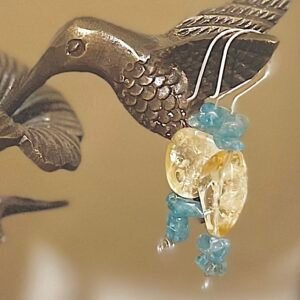 Citrine and Apatite Earrings