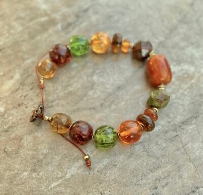 Fall Inspired Colorful Choker Necklace - Image 12
