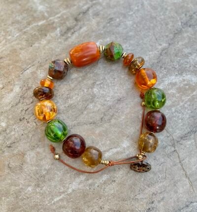 Fall Inspired Colorful Choker Necklace - Image 6