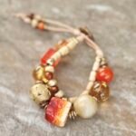 Vintage Resin Multi Beaded Bracelet