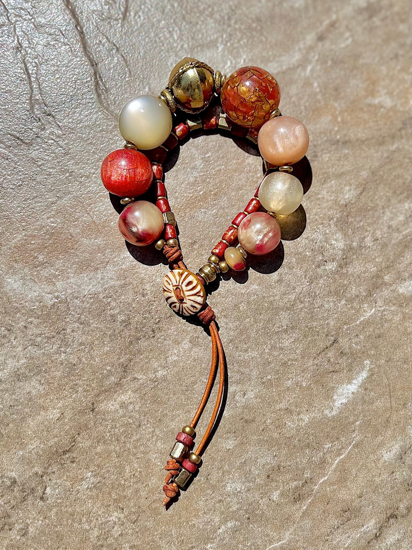 Vintage Resin Boho Bracelet - Image 4
