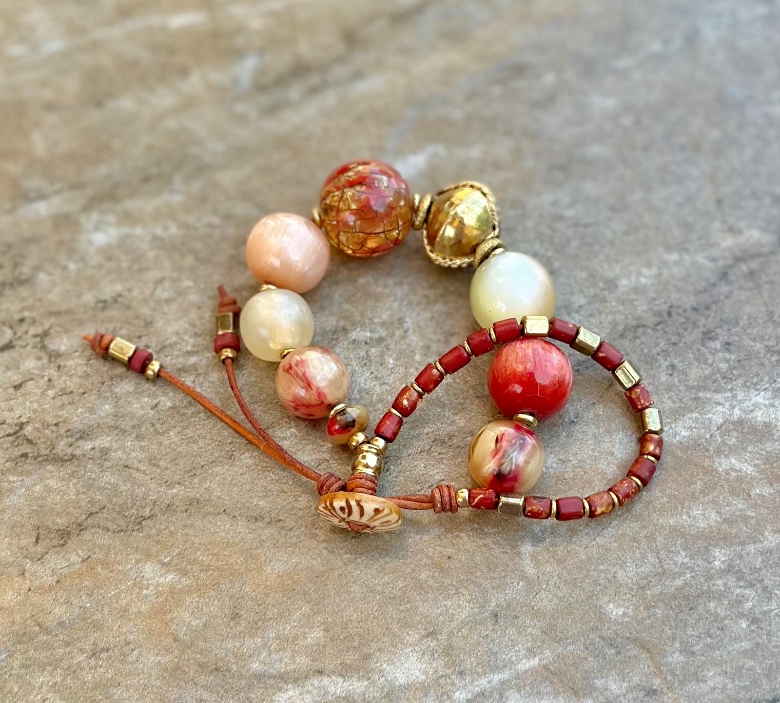 Vintage Resin Boho Bracelet - Image 12