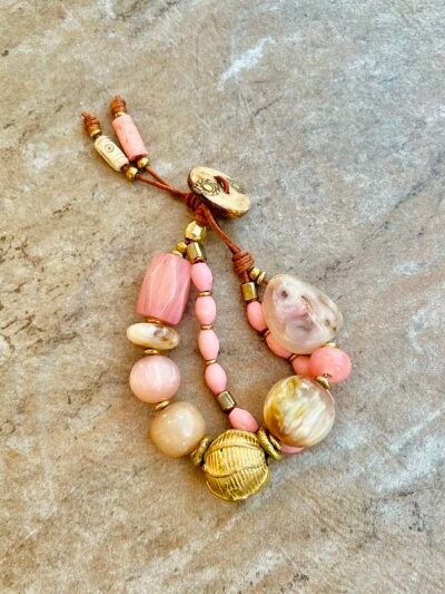 Pink Mocha Boho Bracelet