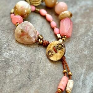 Pink Mocha Boho Bracelet