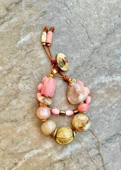 Pink Mocha Boho Bracelet - Image 8