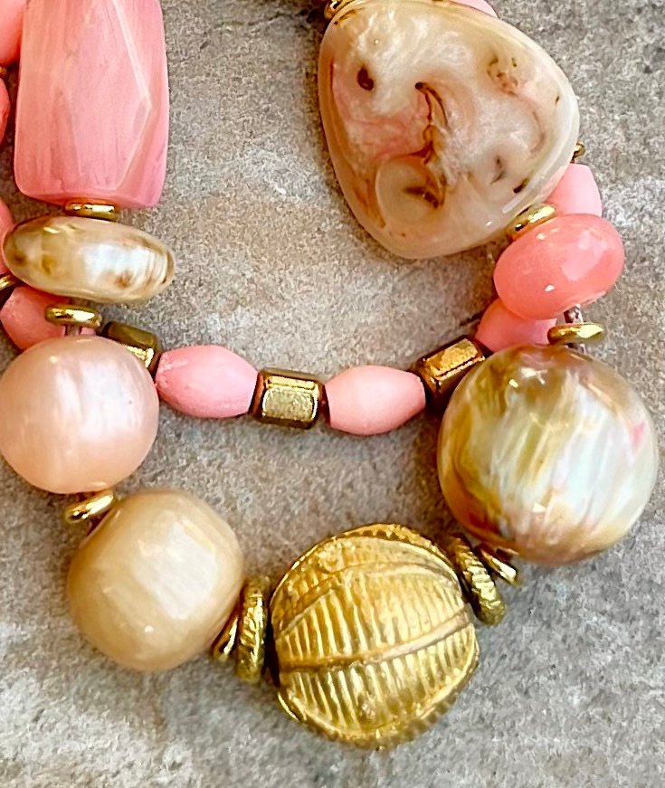Pink Mocha Boho Bracelet - Image 9