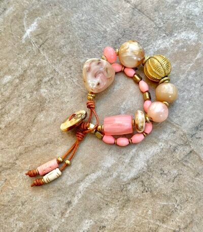Pink Mocha Boho Bracelet - Image 10