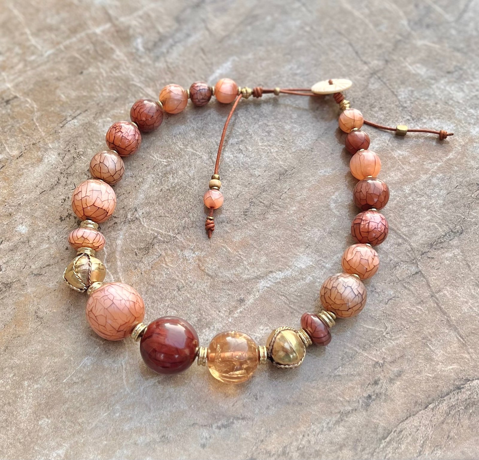 Recycled Early Plastic Chic Necklace
