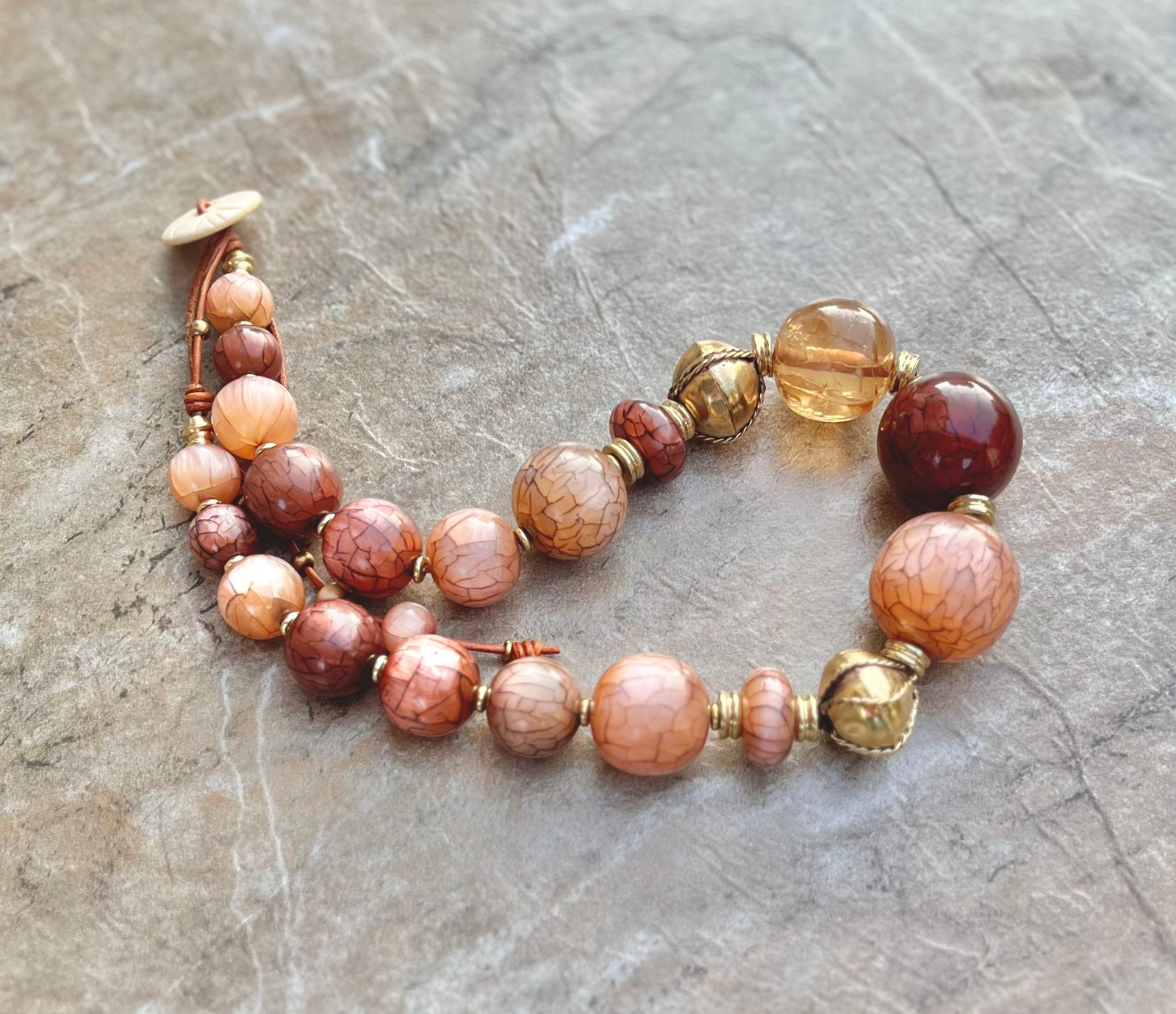 Recycled Early Plastic Necklace - Image 8