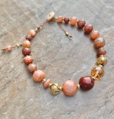 Recycled Early Plastic Necklace - Image 6