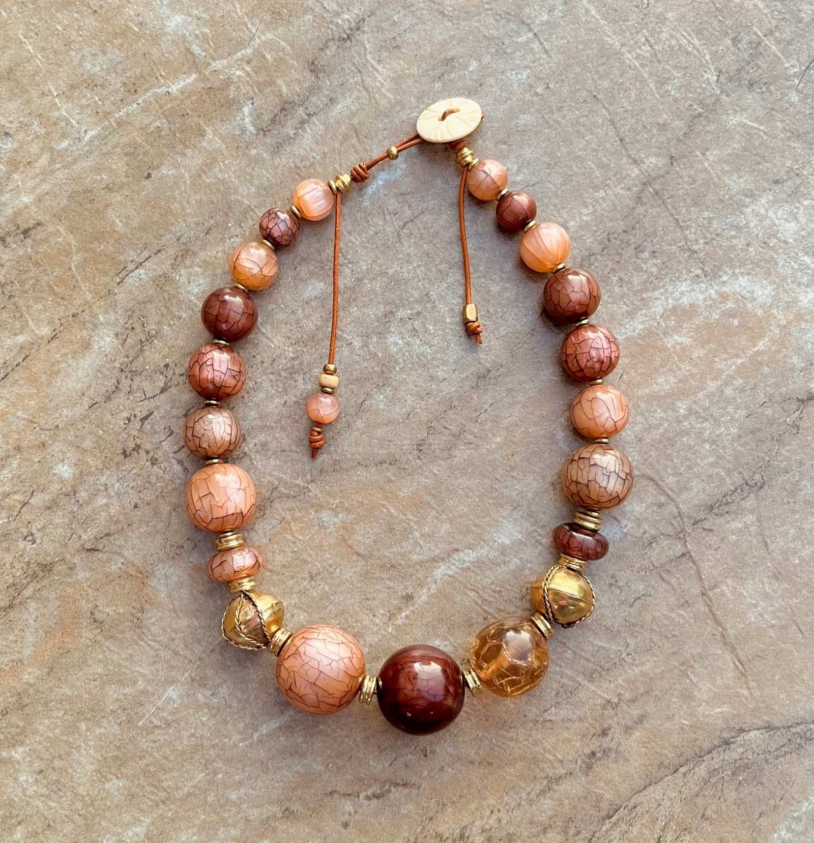 Recycled Early Plastic Chic Necklace