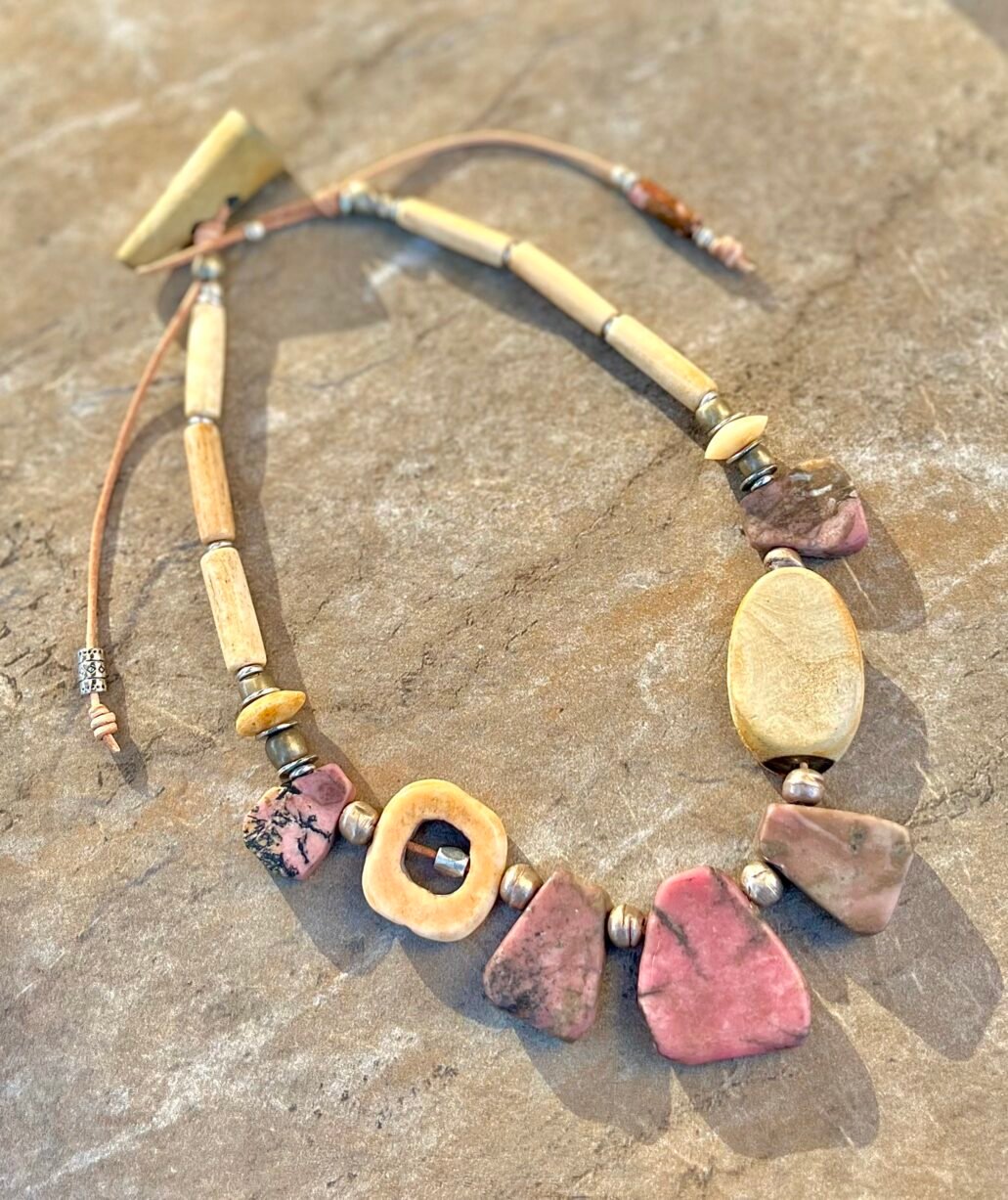 Pink Rhodonite Necklace - Image 16