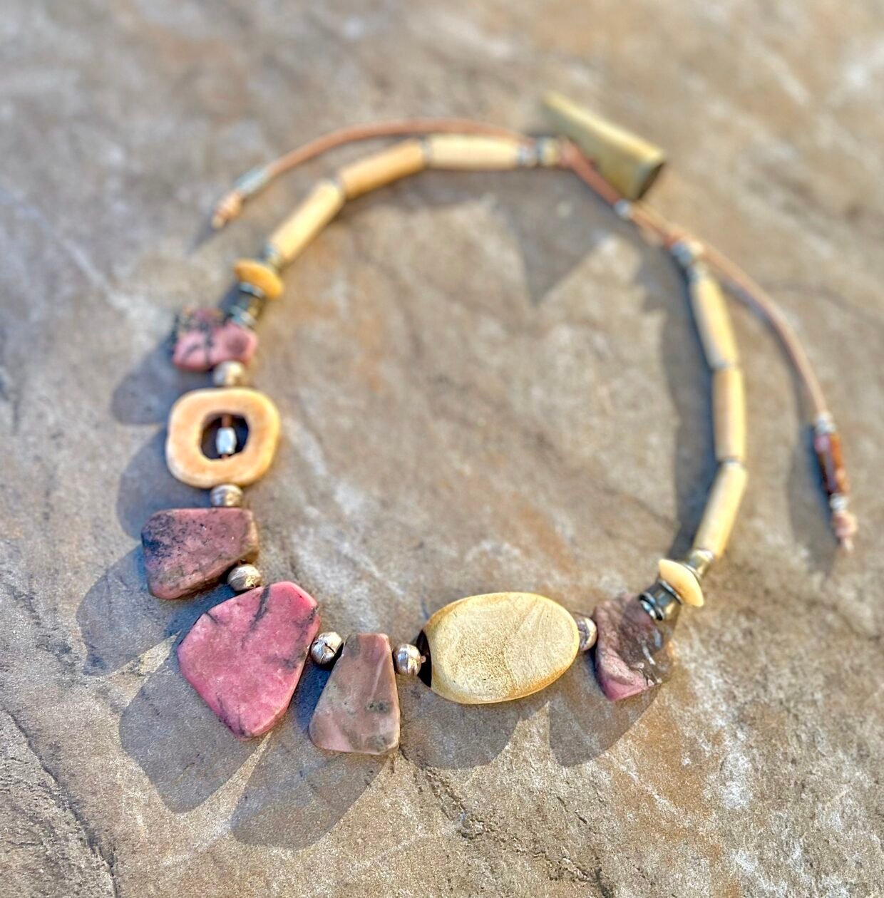 Pink Rhodonite Necklace - Image 15