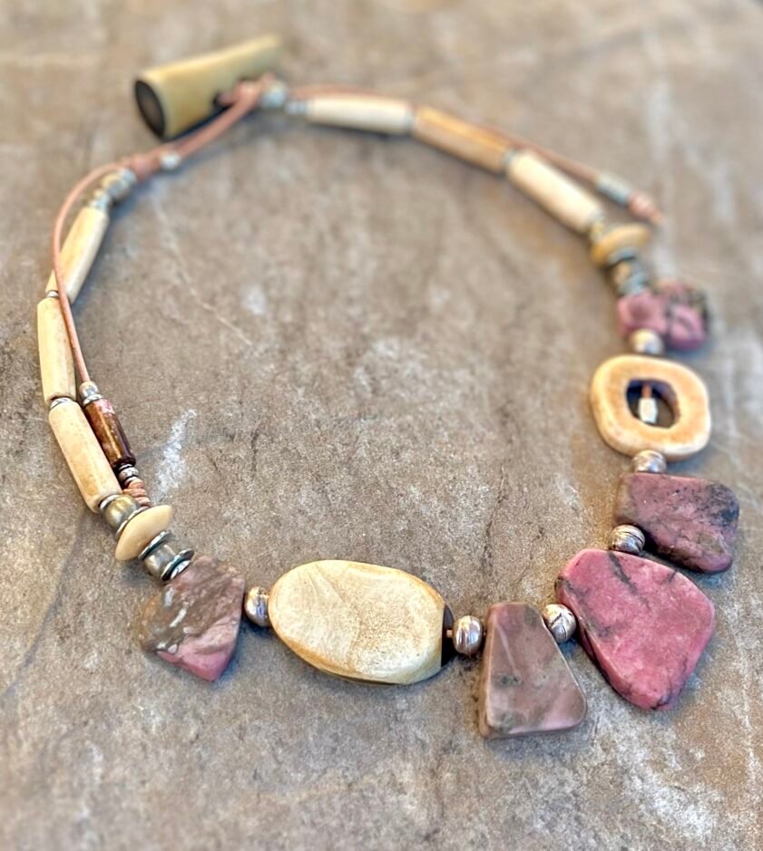 Pink Rhodonite Necklace - Image 13