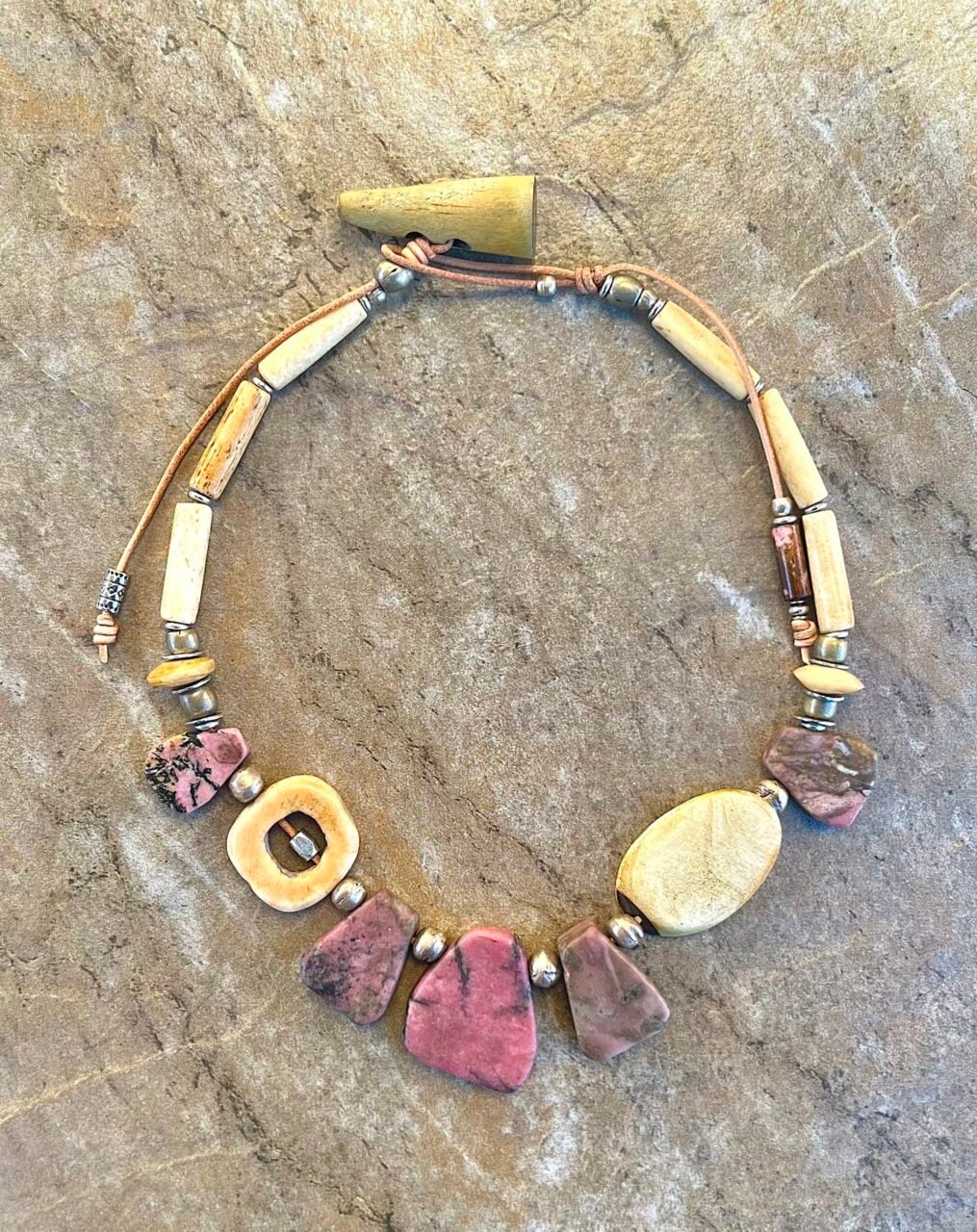 Pink Rhodonite Necklace - Image 11