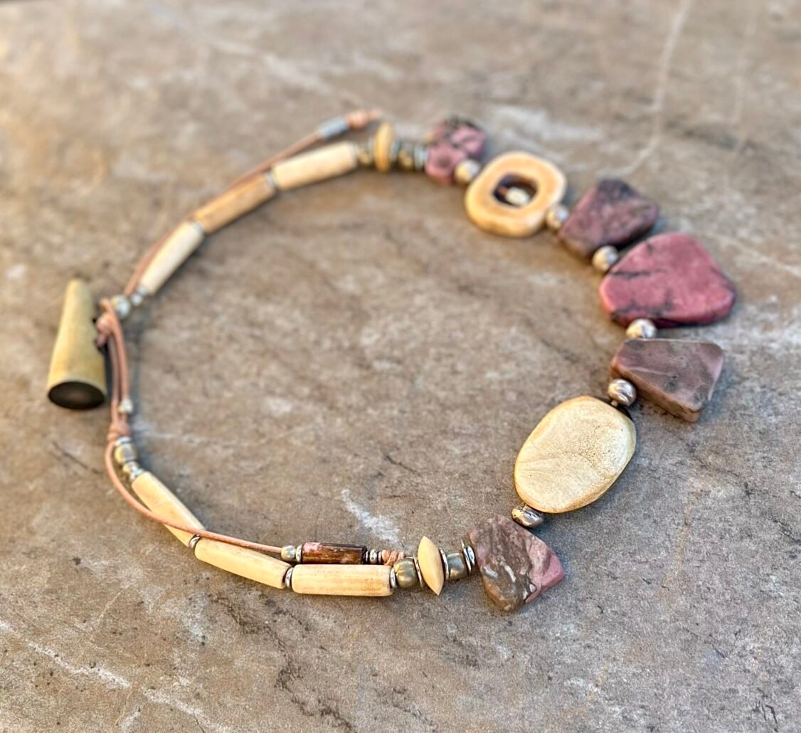 Pink Rhodonite Necklace - Image 9