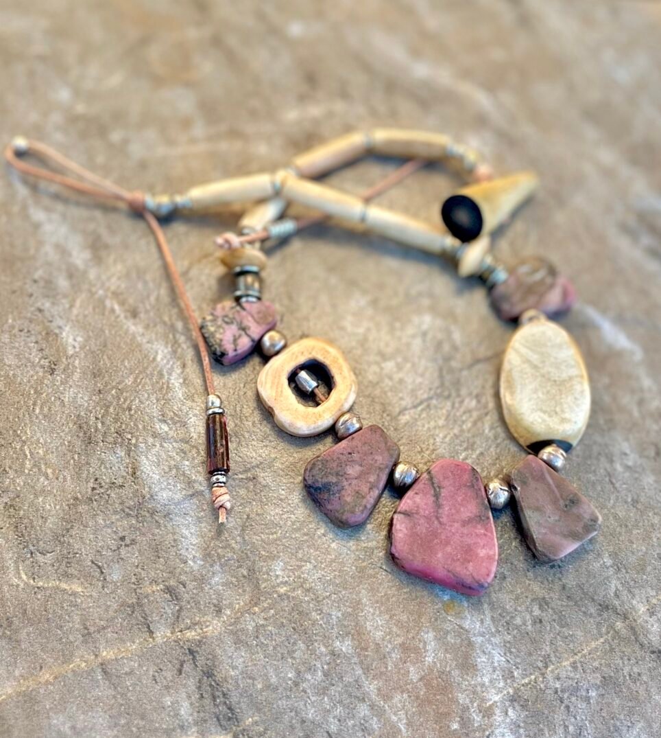 Pink Rhodonite Necklace - Image 5