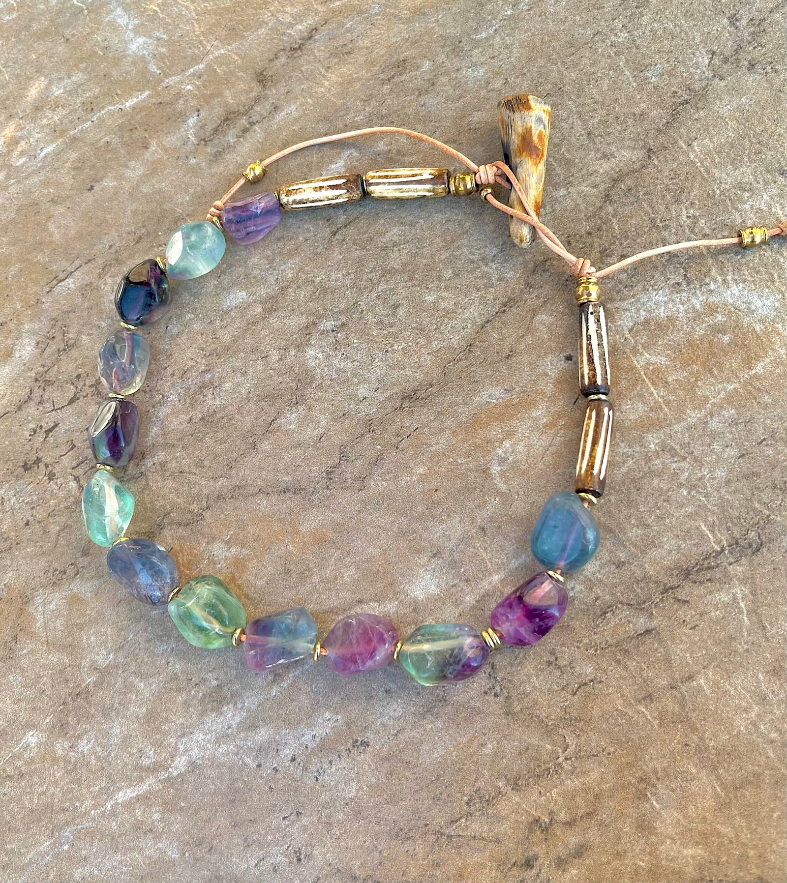 Colorful Fluorite Necklace - Image 4