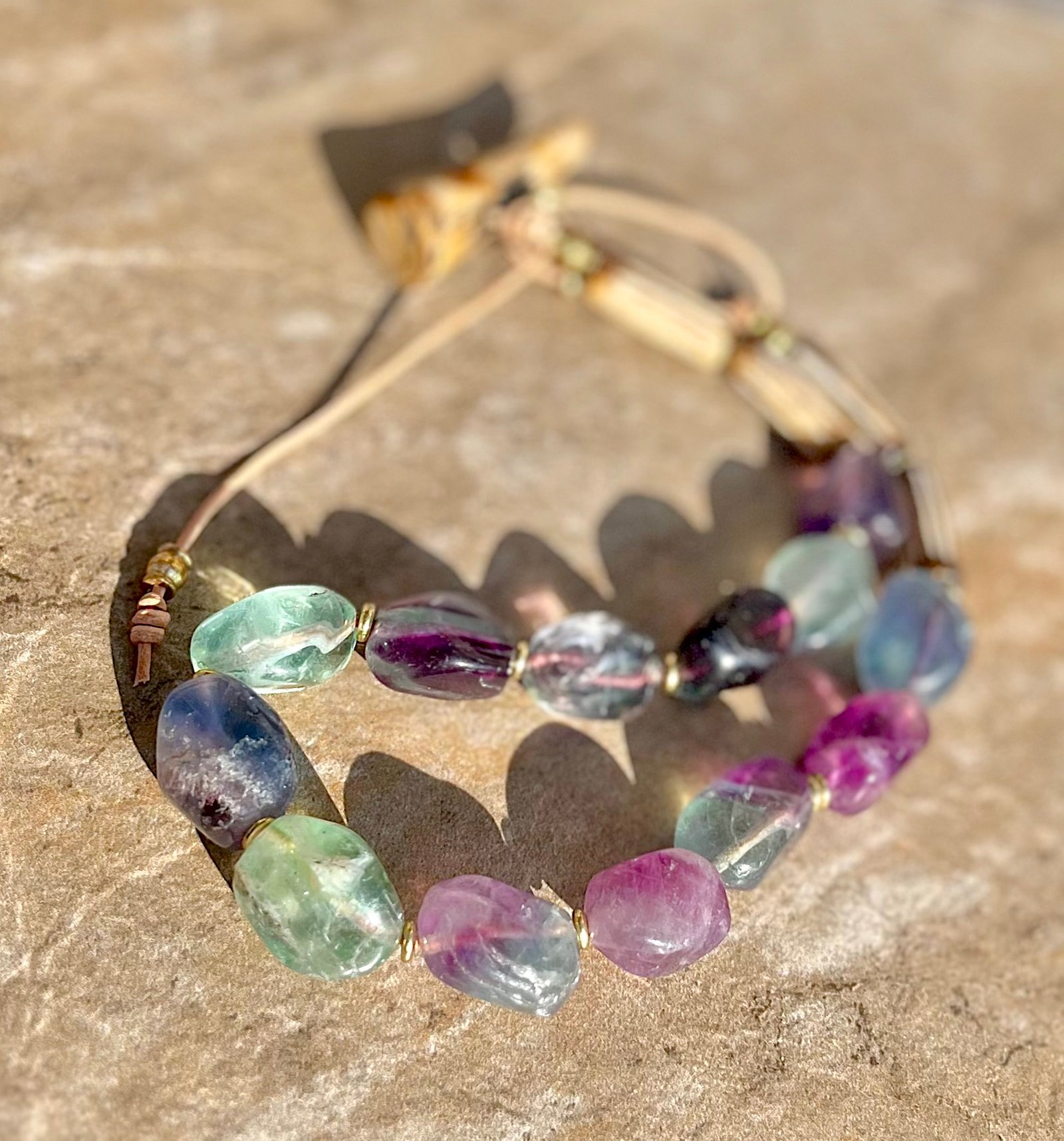 Colorful Fluorite Necklace - Image 6