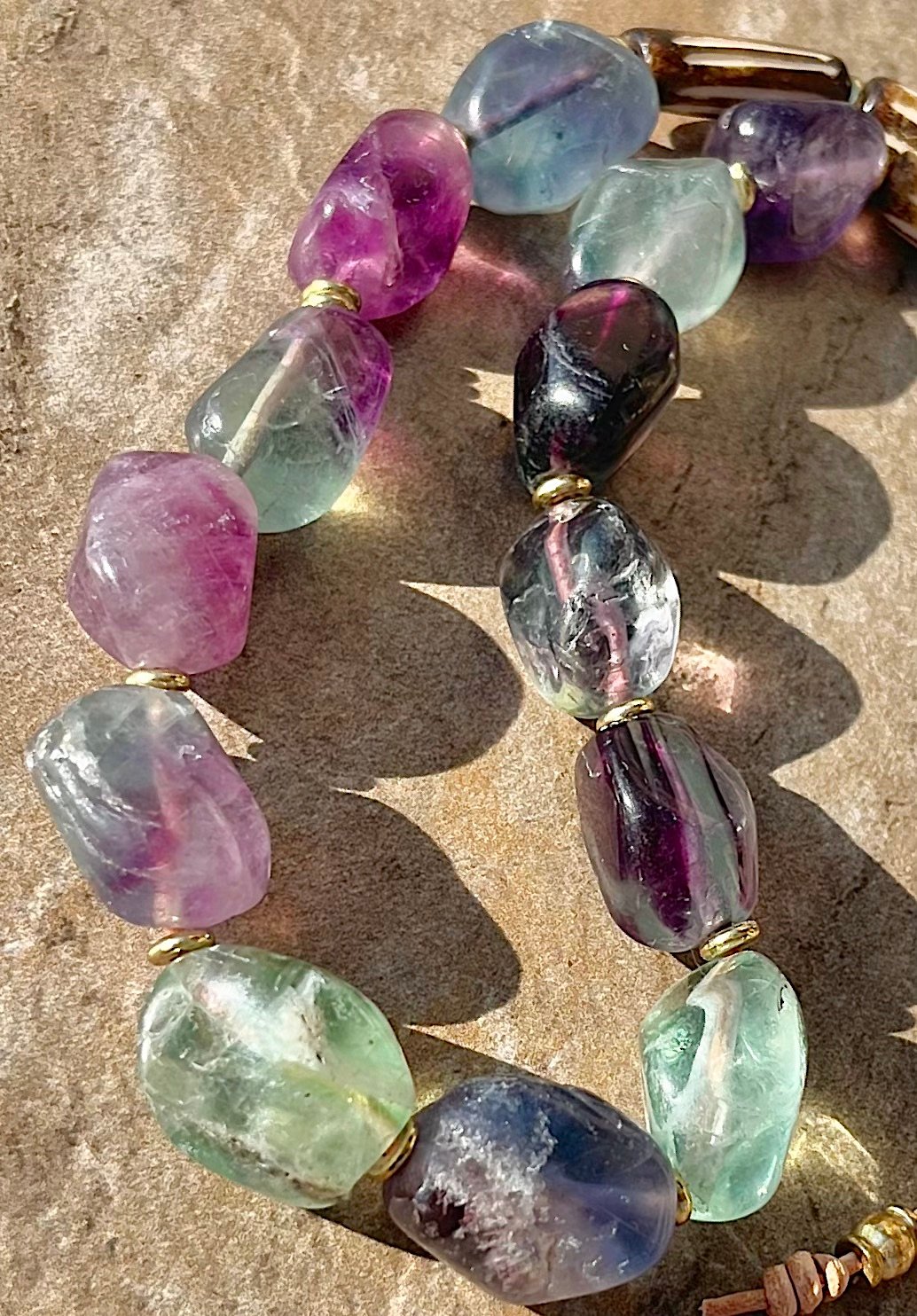 Colorful Fluorite Necklace - Image 7