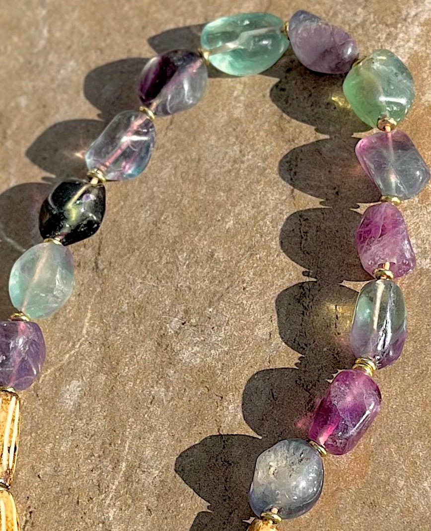 Colorful Fluorite Necklace - Image 14